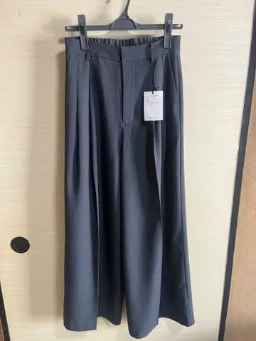 라운지드레스 다크 그레이 와이드 팬츠 S 사이즈