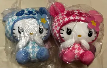 팬더 헬로키티 두근거리는 헤이세이 BIG 봉제 인형 총 2종
