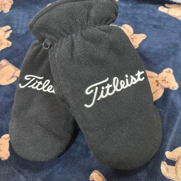 타이틀리스트 Titleist 플리스 미튼 장갑 블랙
