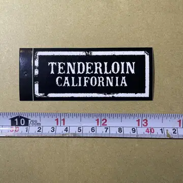 TENDERLOIN 택 스티커 블랙 블랙 텐더 로인
