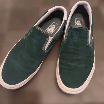 VANS 스웨이드 슬립온 그린