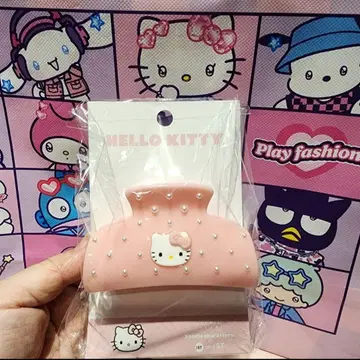 LOWRYS FARM HELLO KITTY 퀼팅 반짝 핑크 키티