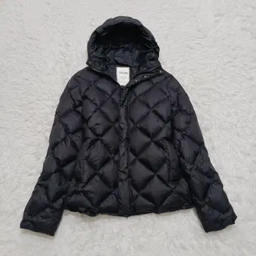 컨디션 최상 다운 95% TAION 시티 후드 다운 자켓 블랙 XL