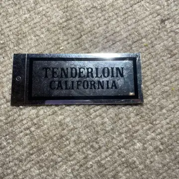 TENDERLOIN 택 스티커 실버 은색 텐더 로인 미사용품