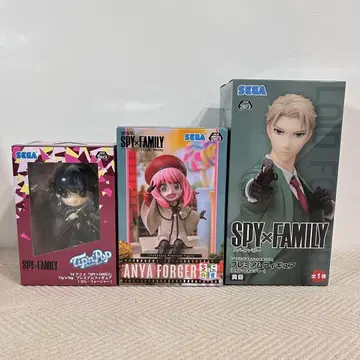 미개봉 새상품 SPY x FAMILY 스파이 패밀리 피규어 3세트