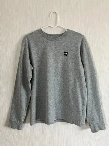 THE NORTH FACE 그레이 긴팔 T셔츠 L 여성용