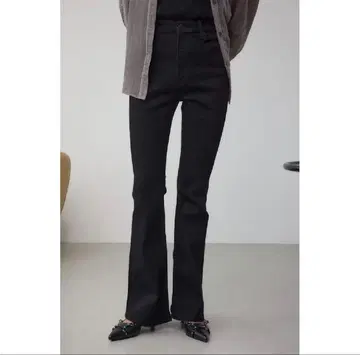 [ AZUL ] 플레어 데님 롱 기장