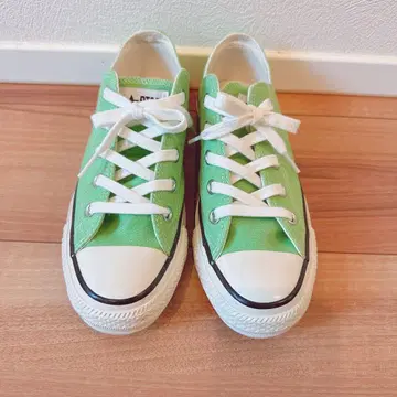 ALL STAR 그린 로우컷 스니커즈