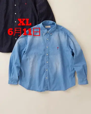 WIND AND SEA 벌룬 데님 셔츠 XL