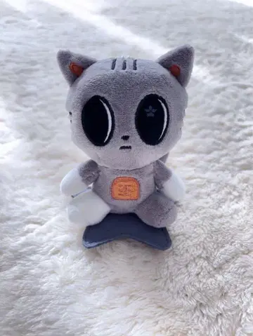 다곤냥 뿔바투 앉아 러쉬 키링