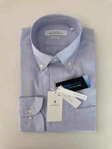 [미사용 새상품] GREEN LABEL 와이셔츠 이지 아이롱 M 사이즈