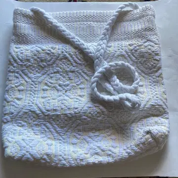 안토넬로 Antonello Tedde 코튼 화이트 숄더백