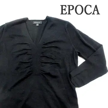 MY1551 EPOCA 에포카 양모 실크 얇은 소재 스웨터 사이즈 40