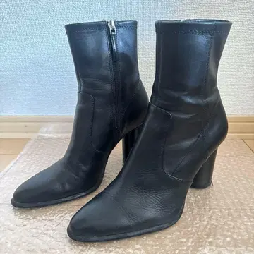 ZARA 37 (23.5cm~24cm) 블랙 힐 부츠 약
