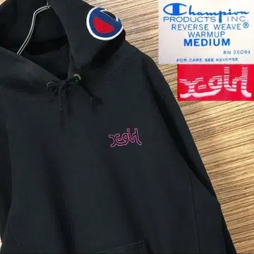 [ 레어 ] 챔피온 엑스걸 후드 와펜 리버스 위브 후드티