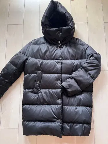 ZARA 후드 코쿤 실루엣 다운 자켓