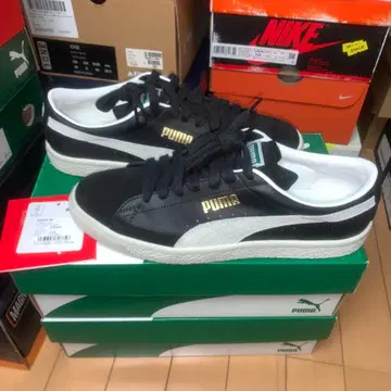 미사용 배송비 포함 PUMA BASKET VTG 블랙/화이트