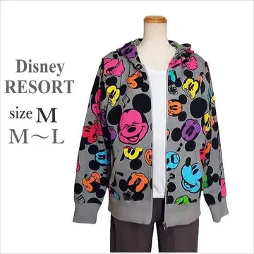 ( Disney RESORT ) 미키마우스 프린트 후드티 M~L 사이즈