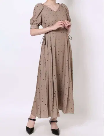 EATME 로고 프린트 맥시 원피스