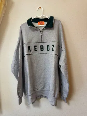 KEBOZ 그레이 집업 맨투맨