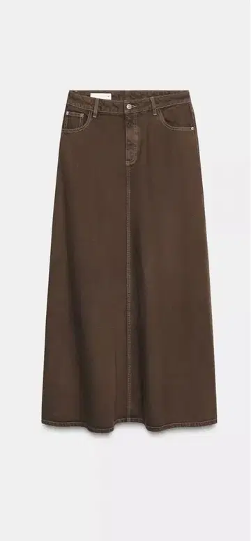 미사용 새상품 ZARA 레이어드 미디 데님 스커트
