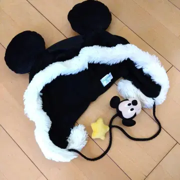 디즈니 미키 팬캡 블랙 별 크리스마스