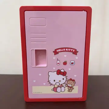 헬로키티 수납 박스 씰 포함