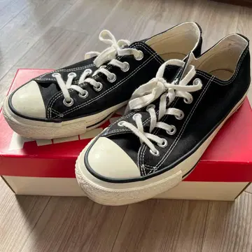 컨버스 올스타 MADEinJAPAN 블랙 로우컷