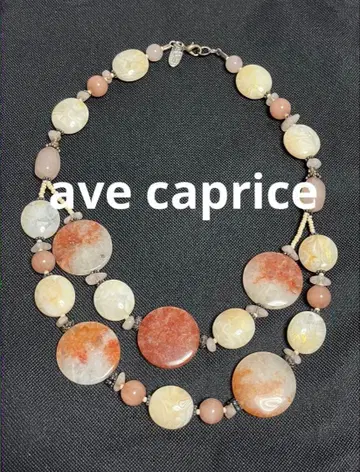 ave caprice 아베 카프리스 원형 돌 목걸이 이탈리아