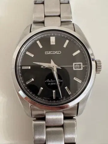 SEIKO 자동 와인딩 손목시계 블랙 다이얼 6R15-00C0