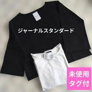 미사용 택 포함 저널 스탠다드 긴팔 티셔츠 화이트 블랙 카키