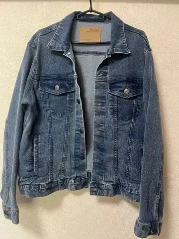 Hanes 다크 블루 데님 자켓