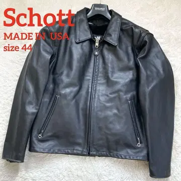 특대 사이즈 44 새상품급 샷 Schott 싱글 라이더 미국제 라이너
