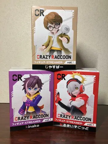 [ GiGO 한정판 ] Crazy Raccoon 피규어 세트 판매