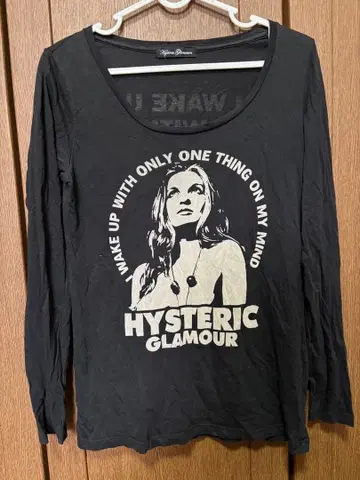 Hysteric Glamour 블랙 긴팔 T셔츠