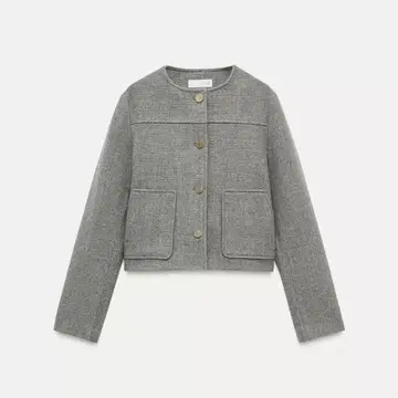 ZARA 크루넥 숏 자켓 S