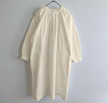 YAECA 야에카 개더 스모크 원피스 내추럴