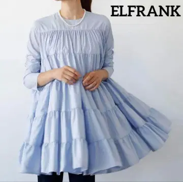 ELFRANK 티어드 블라우스 튜닉 미사용