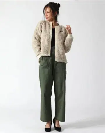 Patagonia 플리스 자켓 M 베이지 키즈 XXL
