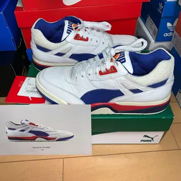 배송비 포함 PUMA PALACE GUARD OG 화이트/파랑/빨간색