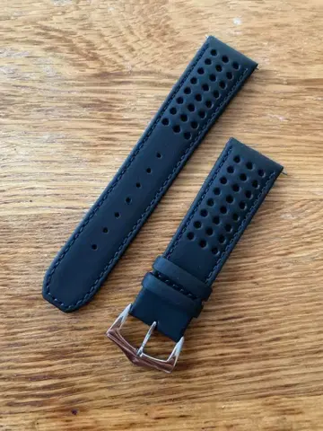 [ 새상품급 ] CITIZEN 23 시티즌 정품 고무 벨트 블랙x블루