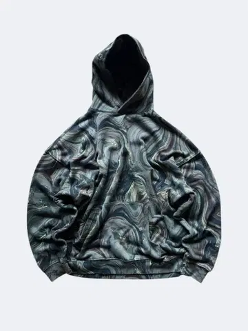 90's~00's no boundaries marble hoodie