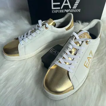 미사용급 엠포리오 아르마니 EA7 로우컷 스니커즈 택 포함 박스 포함