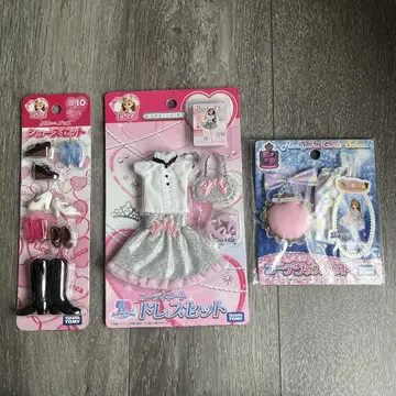 리카짱 3점 신발 세트 드레스 세트 샤이니 데이트 스위츠