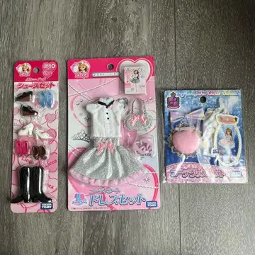 리카짱 3점 신발 세트 드레스 세트 샤이니 데이트 스위츠