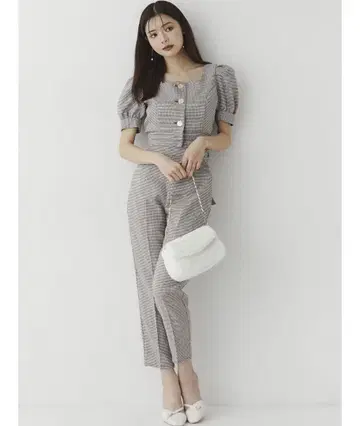 센터 프레스 테이퍼드 팬츠 [ 셋업 착용 가능 ]