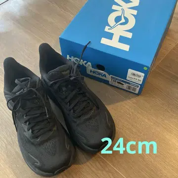 호카 W 클리프턴 10 블랙 24cm