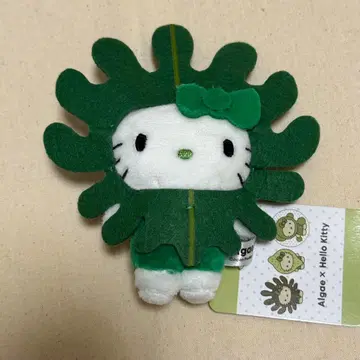 간사이 만박 일본관 해초 키티 마스코트 키링 와카메
