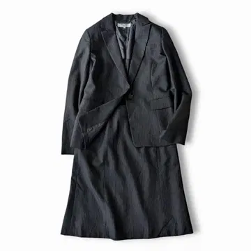 내추럴 뷰티 베이직 핀스트라이프 수트 실크 혼방 L