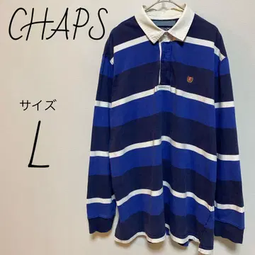 CHAPS 라거 셔츠 사이즈 L 블루/화이트